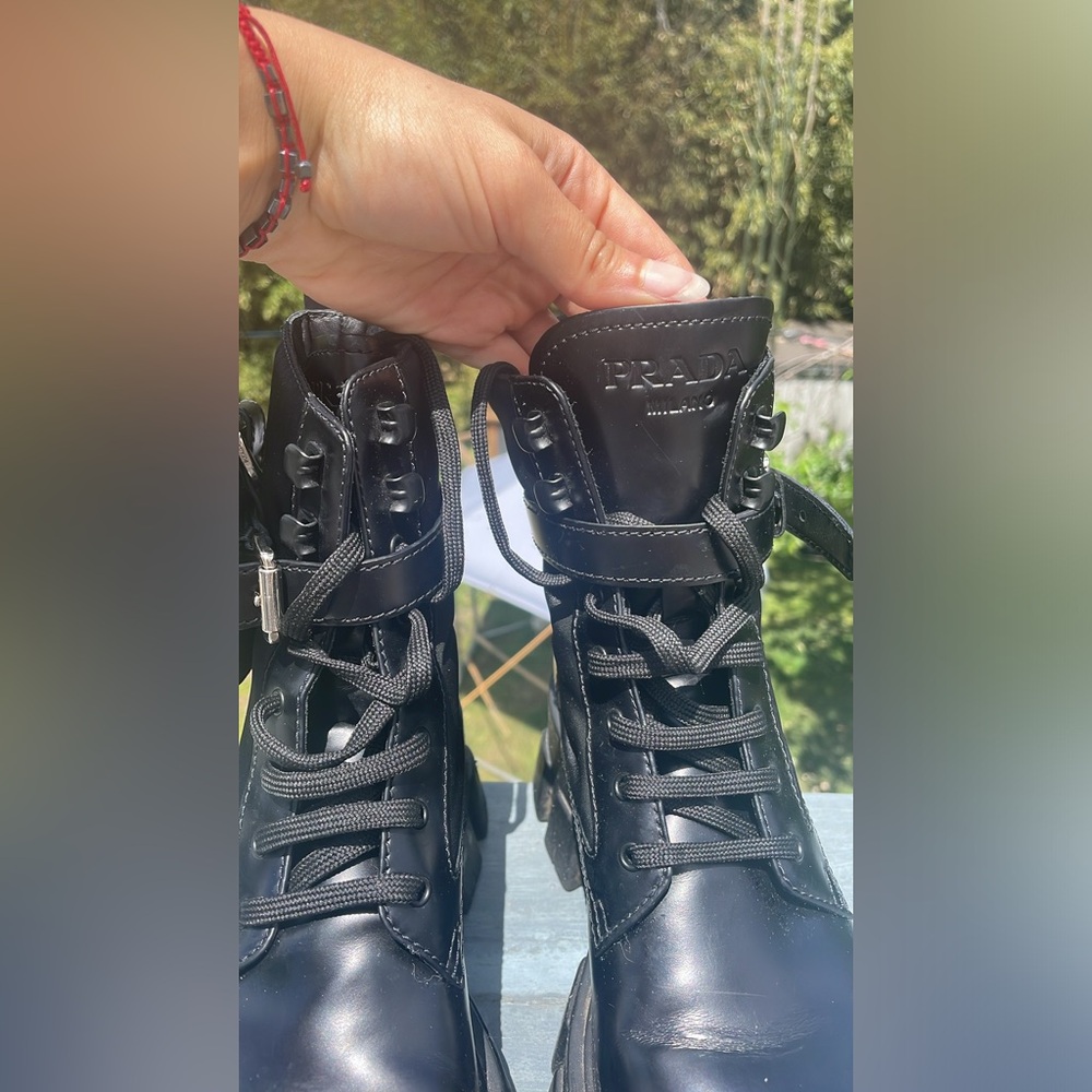 Prada Monolith Combat Ankle Boot - image 6